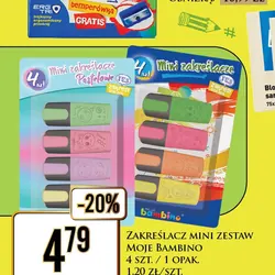 Zakreślacz mini zestaw Moje Bambino