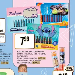 Kredki z licencją Bambino