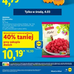 FRESHONA Mrożone maliny