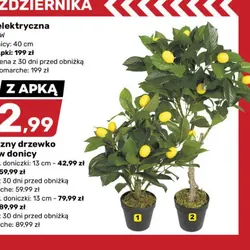 Kwiat sztuczny drzewko cytrynowe w donicy