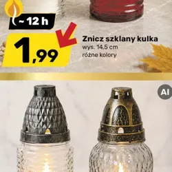 Znicz szklany kulka