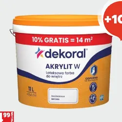 DEKORAL ODPORNA NA SZOROWANIE