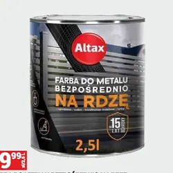 ALTAX FARBA DO METALU BEZPOŚREDNIO NA RDZĘ