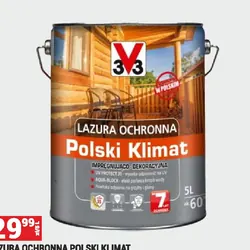 V33 LAZURA OCHRONNA POLSKI KLIMAT