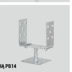 PODSTAWA SŁUPA REGULOWANA Z BLACHĄ PB14 60-140x3,5 mm