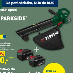 Akumulatorowy odkurzacz i dmuchawa do liści, 40 V