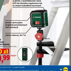 Laser krzyżowy lub dalmierz laserowy