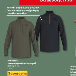 Sweter troyer termiczny męski