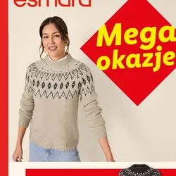 Sweter damski ze wzorem w stylu norweskim