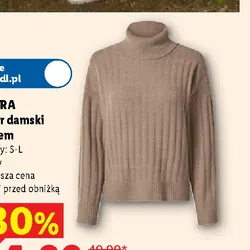 Sweter damski z golfem