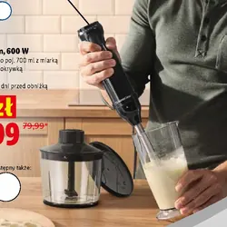 Blender ręczny z rozdrabniaczem, 600 W