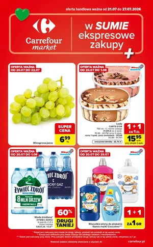 Gazetka Carrefour Market w SUMIE ekspresowe zakupy