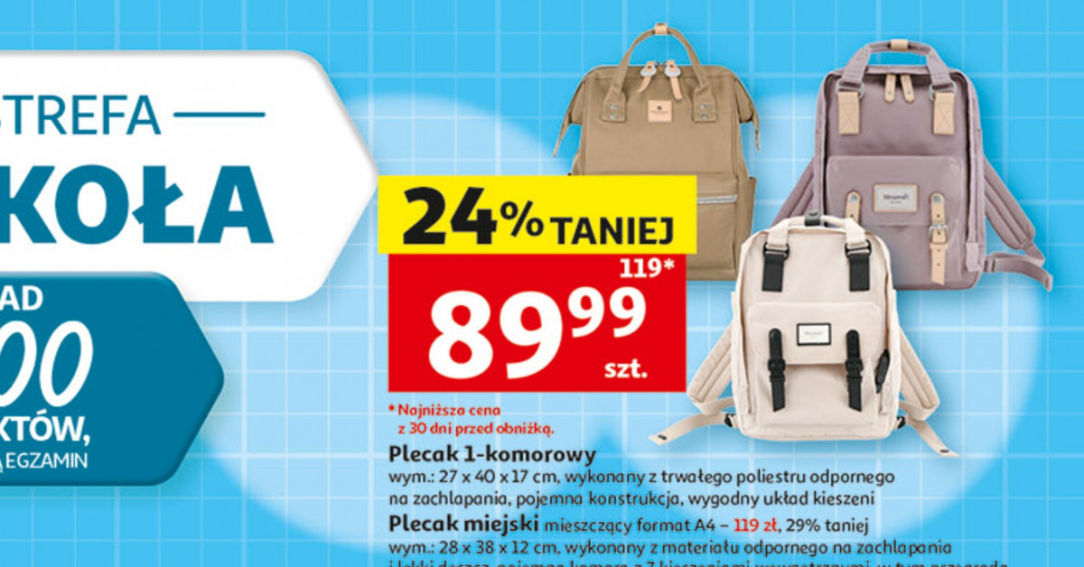 Mega obniżka plecaka Flower Capy! Z 179 zł na 99 zł — czy to najlepsza okazja sezonu?