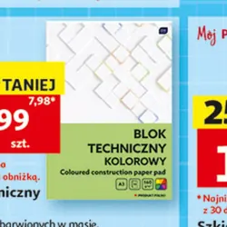 Blok techniczny kolorowy
