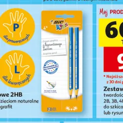 Trójkątne ołówki grafitowe 2HB