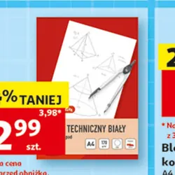 Blok techniczny biały