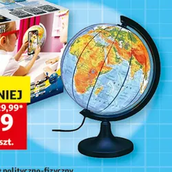 Globus podświetlany polityczno-fizyczny z aplikacją mobilną Multi Globe 250 cm