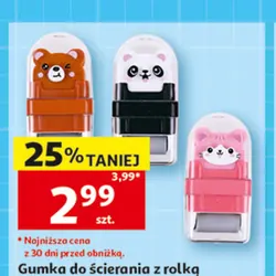Gumka do ścierania z rolką