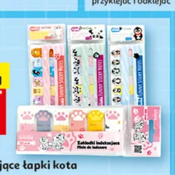 Zakładki indeksujące łapki kota lub zwierzaki