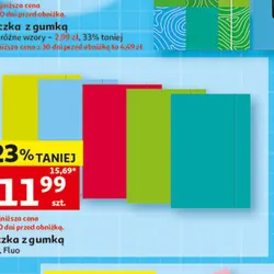 Teczka z gumką A3+, Fluo