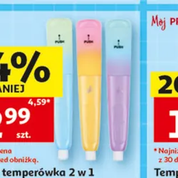 Gumka i temperówka 2 w 1