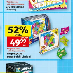 Magnetyczna mapa Polski Lisciani