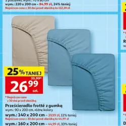 Prześcieradło frotté z gumką