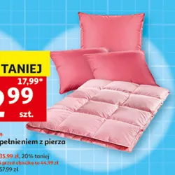 Poduszka z wypełnieniem z pierza