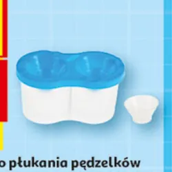 Podwójny kubek do płukania pędzelków