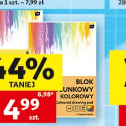 Blok rysunkowy kolorowy