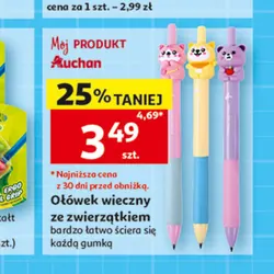 Ołówek wieczny ze zwierzątkiem