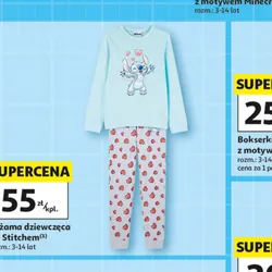 Piżama dziewczęca ze Stitchem