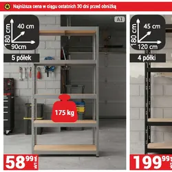 REGAŁ METALOWY ocynkowany