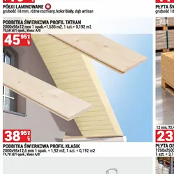 Podbitka świerkowa profil tatran