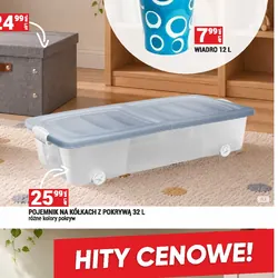 Pojemnik na kółkach z pokrywą