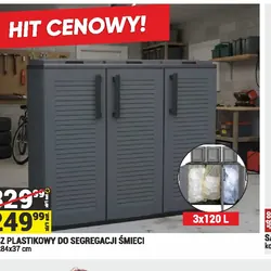 KOSZ PLASTIKOWY DO SEGREGACJI ŚMIECI