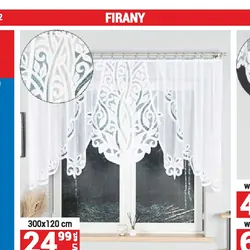 Gotowa firana żakardowa