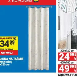 Zasłona na taśmie