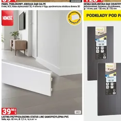 Listwa przypodłogowa Status Line samoprzylepna PVC