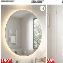LUSTRO ŁAZIENKOWE LED