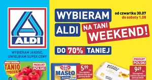 Nowa gazetka Aldi (30.07–01.08): 10 promocji, które warto znać — przegląd najlepszych okazji