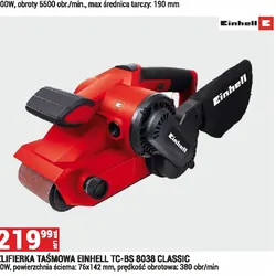 Szlifierka taśmowa Einhell TC-BS 8038 Classic