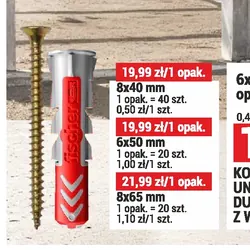 Kołki uniwersalne Duopower z wkrętem