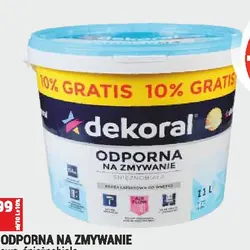 DEKORAL ODPORNA NA ZMYWANIE