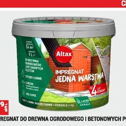 ALTAX IMPREGNAT DO DREWNA OGRODOWEGO I BETONOWYCH PŁOTÓW