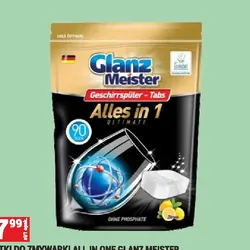 Tabletki do zmywarki All in One Glanz Meister