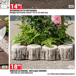 OBRZEŻE BETONOWE IMITUJĄCE DREWNO