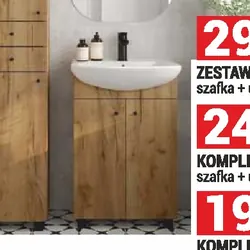 Zestaw D55 szafka + umywalka Seria Pik