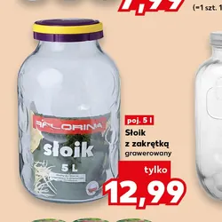 Słoik z zakrętką growerowany