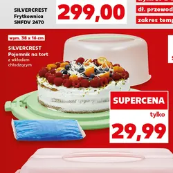 Pojemnik na tort z wkładem chłodzącym